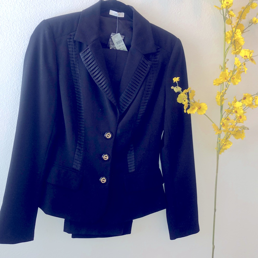 Cache Black Formsl Dinner Jacket Nwt